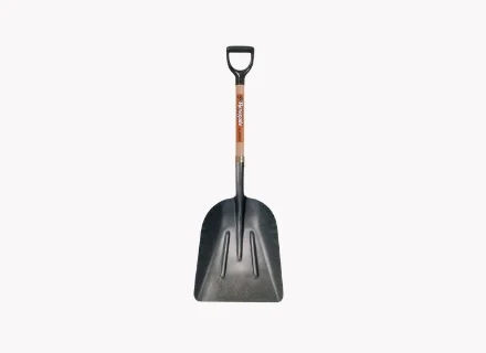 Hand shovel for digging and material transfer