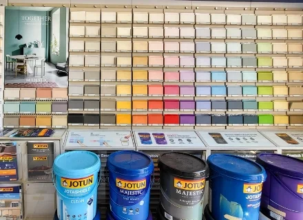 Jotun interior and exterior paint drums
