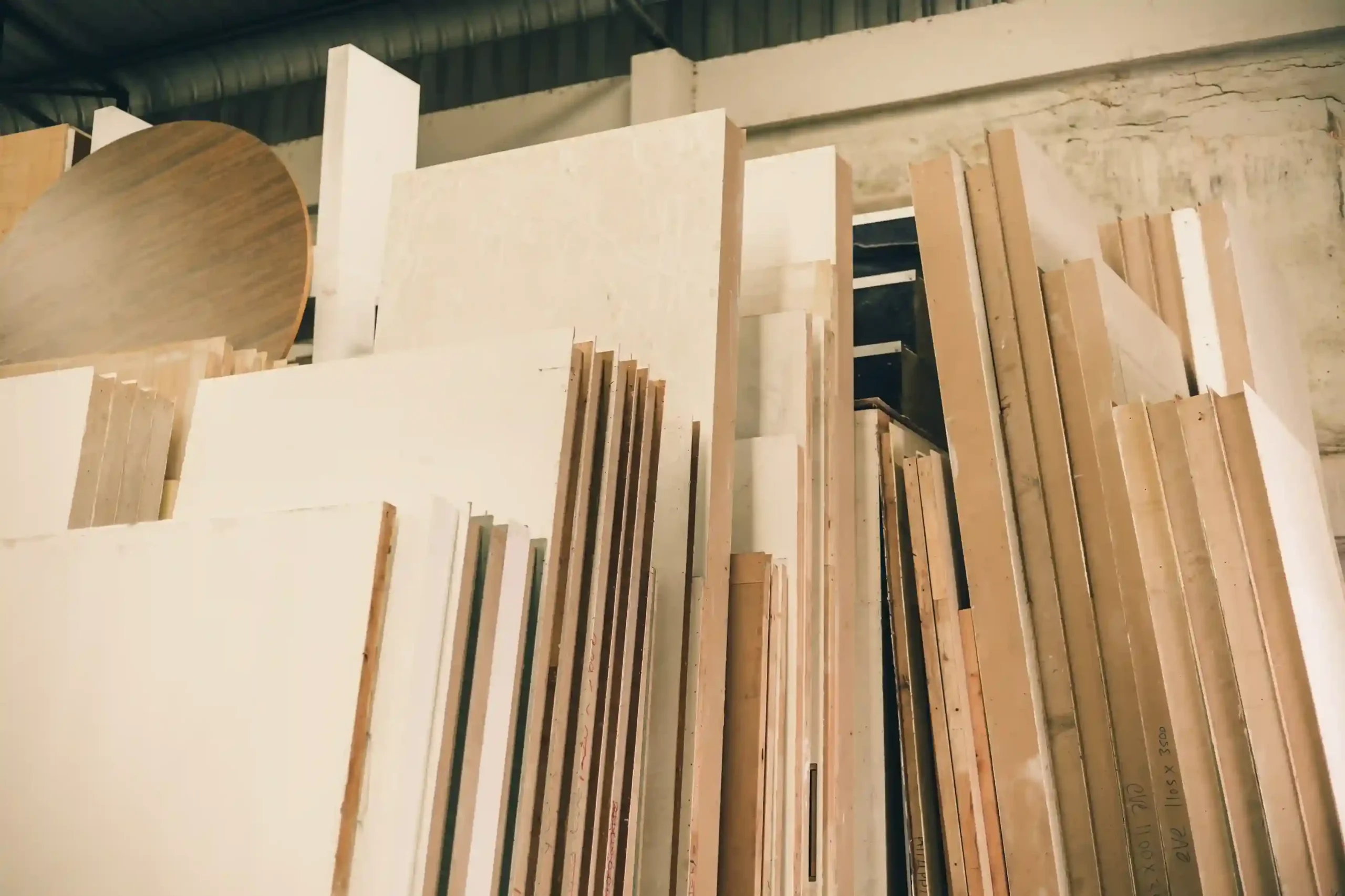 Plywood sheets for shuttering and formwork